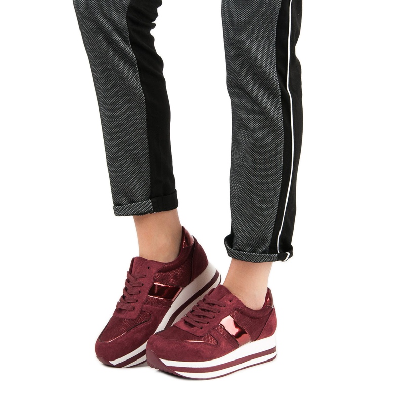 Bestelle Muodikkaat viininpunainen lenkkarit monivärinen 2