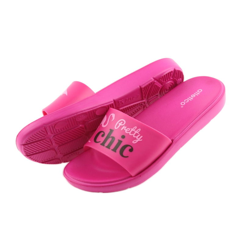 Naisten Flamingos Atletico -tossut musta vaaleanpunainen 5