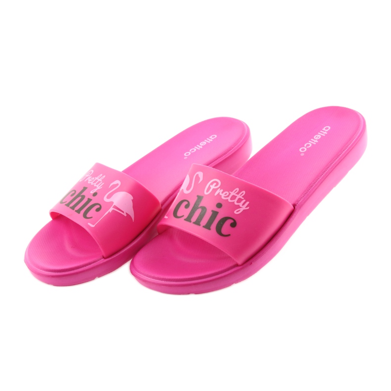 Naisten Flamingos Atletico -tossut musta vaaleanpunainen 4