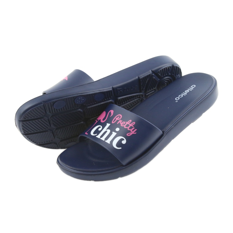 Naisten Flamingos Atletico -tossut valkoinen vaaleanpunainen laivastonsininen 5