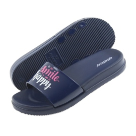 Happy Atletico naisten tummansiniset tossut valkoinen vaaleanpunainen laivastonsininen 5