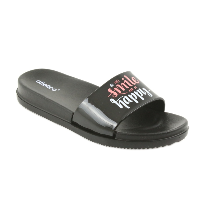 Happy Atletico naisten mustat tohvelit 1