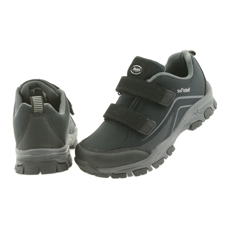 ADi American Club softshell lasten urheilukengät musta harmaa 6