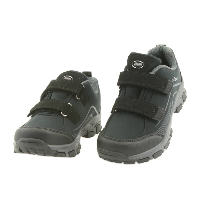 ADi American Club softshell lasten urheilukengät musta harmaa 4