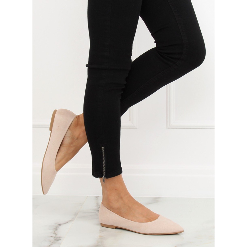 Naisten beige balerinat 3157 Beige 2