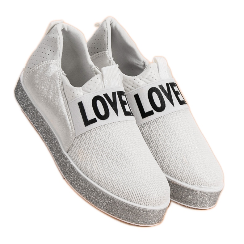 Bestelle Glitter-lenkkarit valkoinen 2