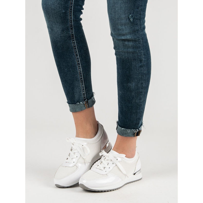 Mesh -urheilukengät valkoinen 2