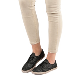 Sweet Shoes Nauhoitetut espadrillit musta 2