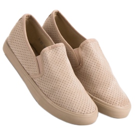 Suede Slip On Lenkkarit ruskea 2