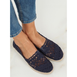 Tummansiniset pitsiespadrillit JX1020 Navy laivastonsininen 1