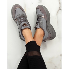 Harmaat urheilukengät B318-18 Hopea 2