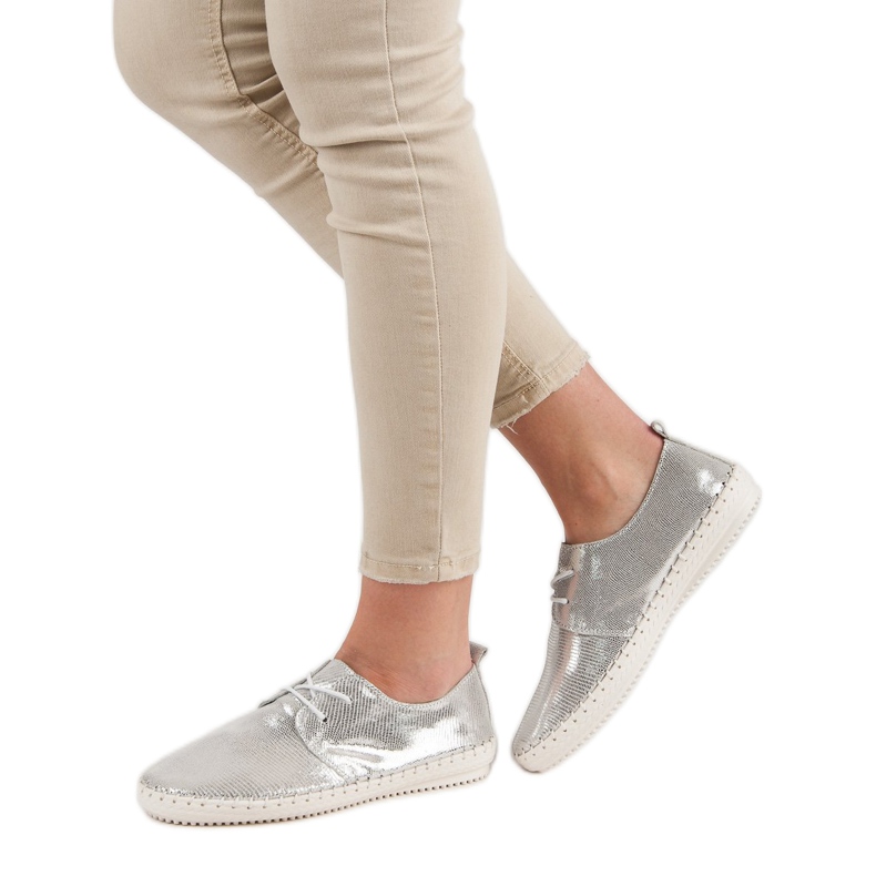 Filippo Hopea nahkakengät harmaa 1