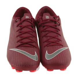 Nike Mercurial Vapor 12 Academy FG M AH7375-606 jalkapallokengät klaretti punainen 3