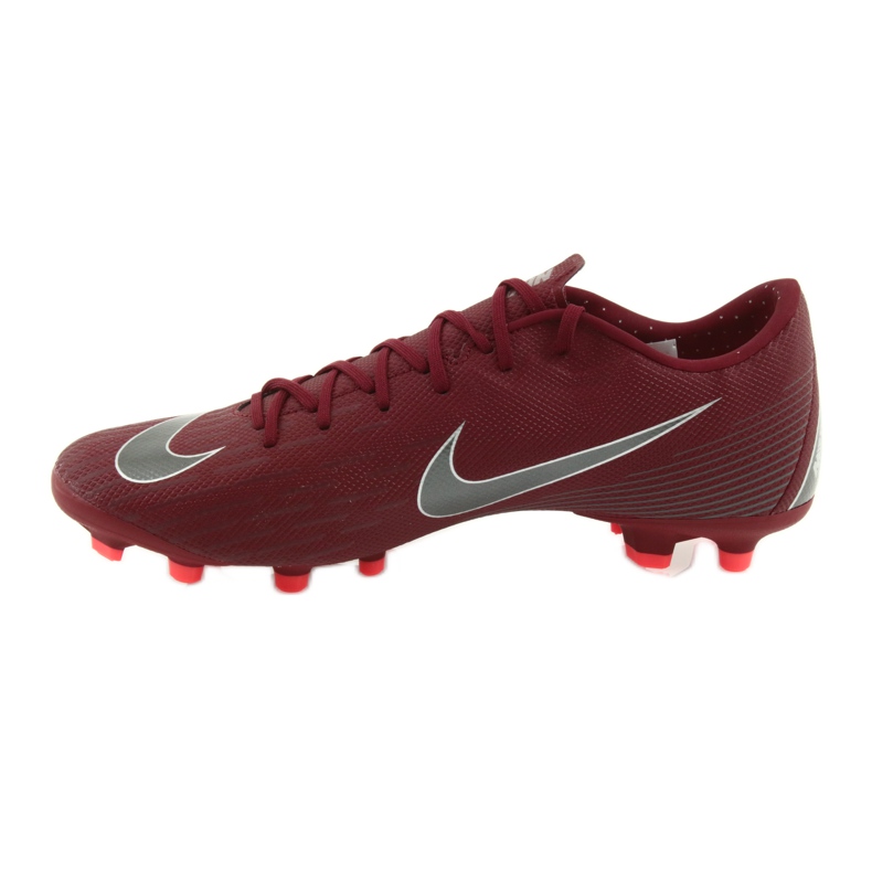 Nike Mercurial Vapor 12 Academy FG M AH7375-606 jalkapallokengät claret punainen 2