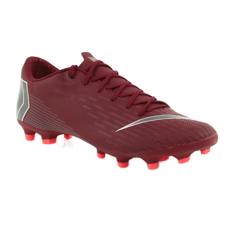 Nike Mercurial Vapor 12 Academy FG M AH7375-606 jalkapallokengät klaretti punainen 1