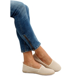 Espadrillit beigestä verkosta JX1029 Beige 2