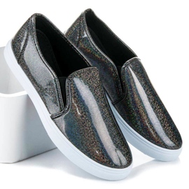 BOSHIMAO Slip On Tennarit musta 2