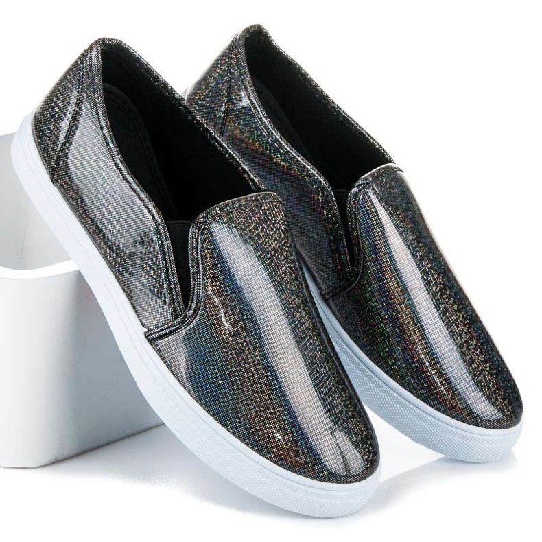 BOSHIMAO Slip On Tennarit musta 2