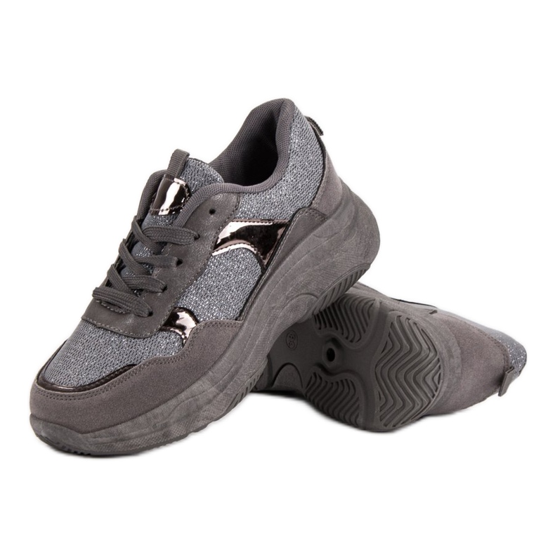 Glitter -lenkkarit alustalla harmaa 1