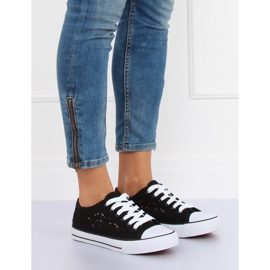 Mustat pitsikengät NB282P Musta 1