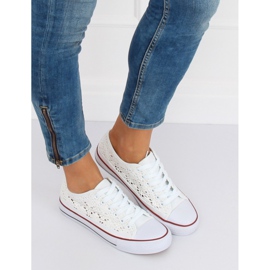 Valkoiset pitsikengät NB282P Valkoinen 1