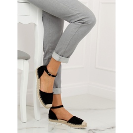 Mustat naisten espadrillit JH85 Musta 1