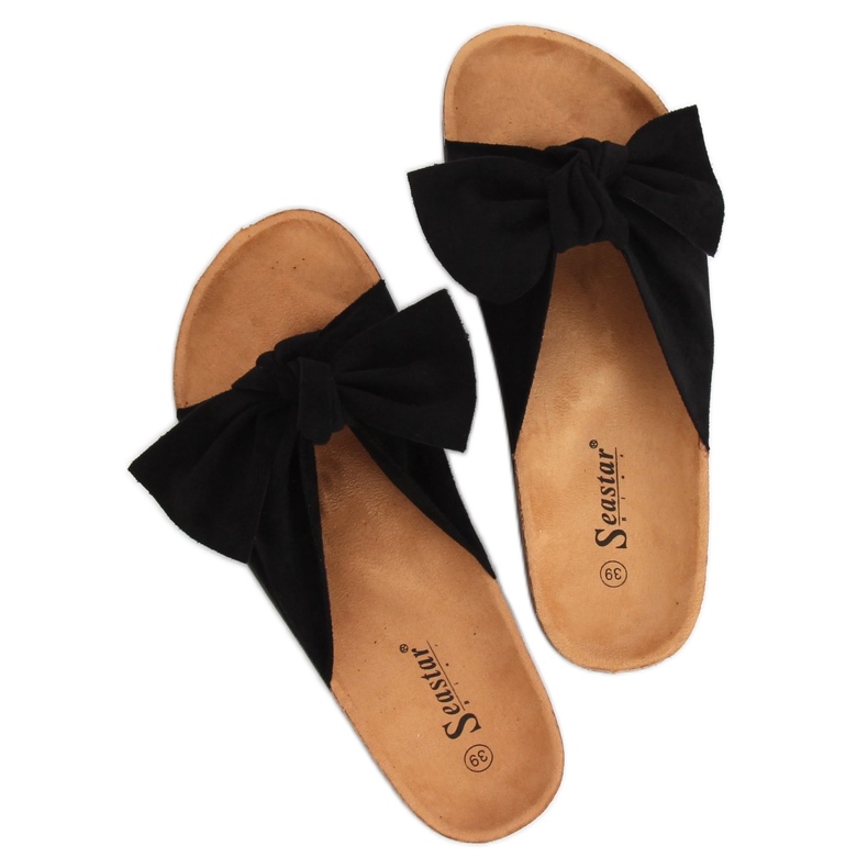 Musta mokkanahka musta CK02P Mustat tossut 1