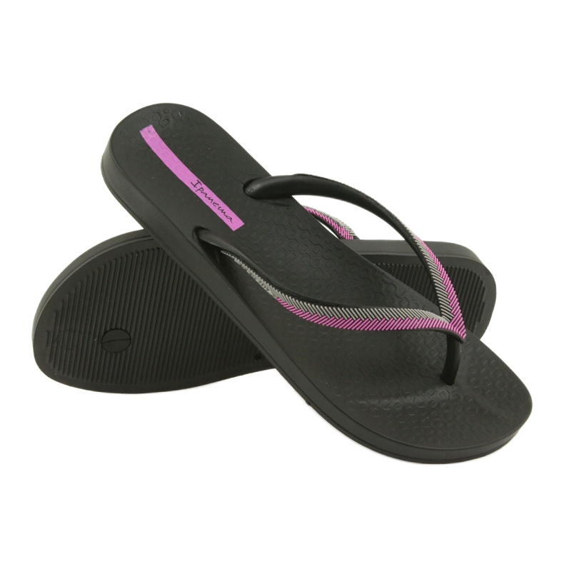 Ipanema Naisten Flip Flops 82518 Musta/fuksia 3