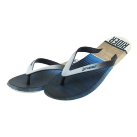 Rider 10719 miesten varvastossut ruskea harmaa tummansininen 3