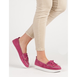 Filippo Muodikkaita nahkakenkiä vaaleanpunainen 1