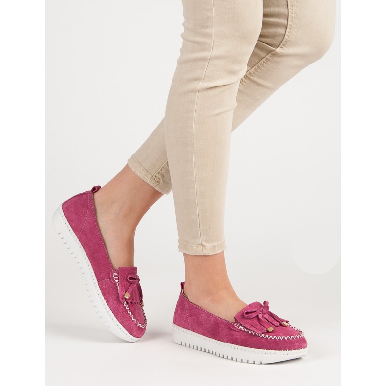 Filippo Muodikkaita nahkakenkiä vaaleanpunainen 1