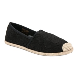 Musta Lace Espadrilles 1