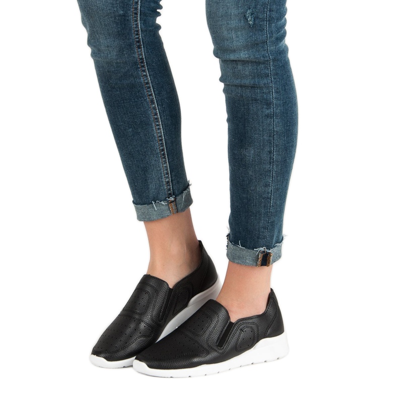 Queen Bee Slip On Light Tennarit musta 1