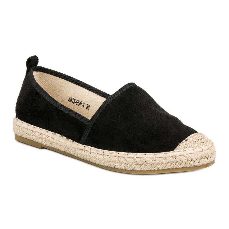 Bestelle Suede Espadrilles musta 1