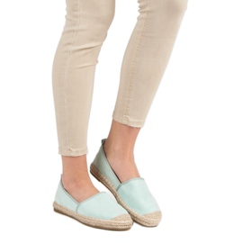 Bestelle Suede Espadrilles vihreä 1