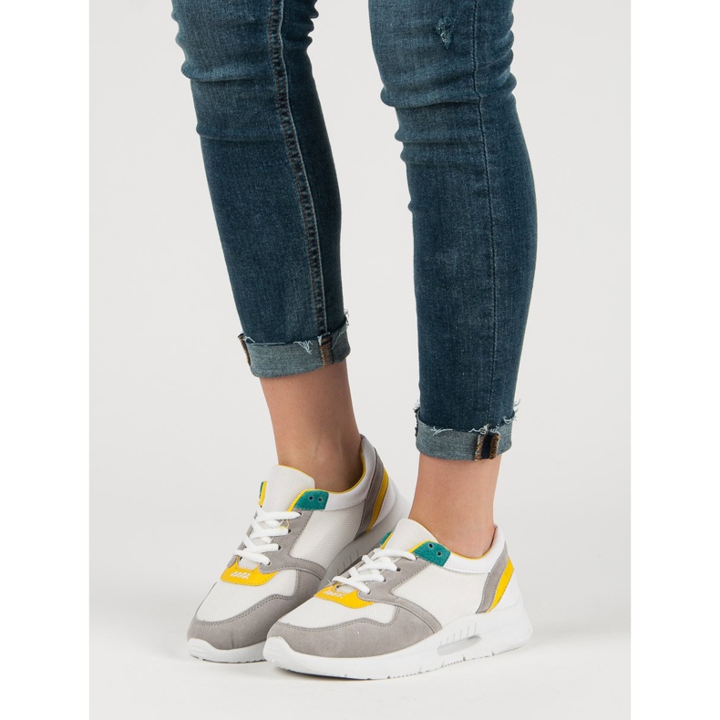 Nauhalliset urheilukengät valkoinen monivärinen 1