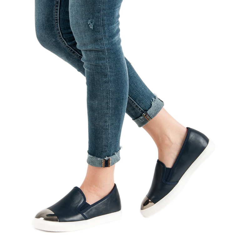 Queen Bee Tyylikkäät sliponit sininen 1