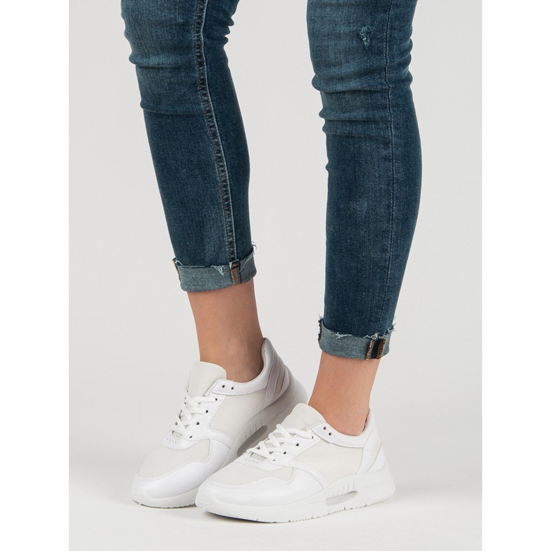 Nauhalliset urheilukengät valkoinen 2