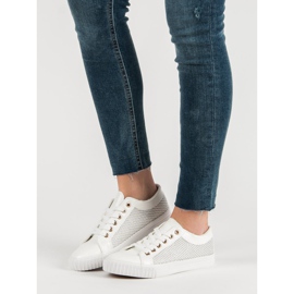 Muto Valkoiset Mesh -lenkkarit valkoinen 1