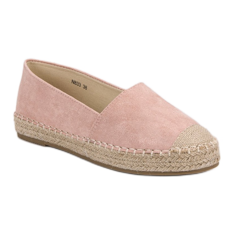 Small Swan Suede Espadrilles vaaleanpunainen 1 Small Swan Suede Espadrilles vaaleanpunainen 1