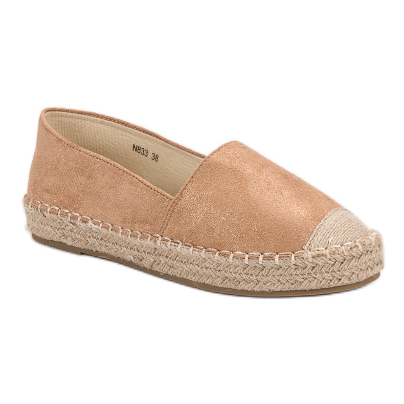 Small Swan Suede Espadrilles ruskea 1