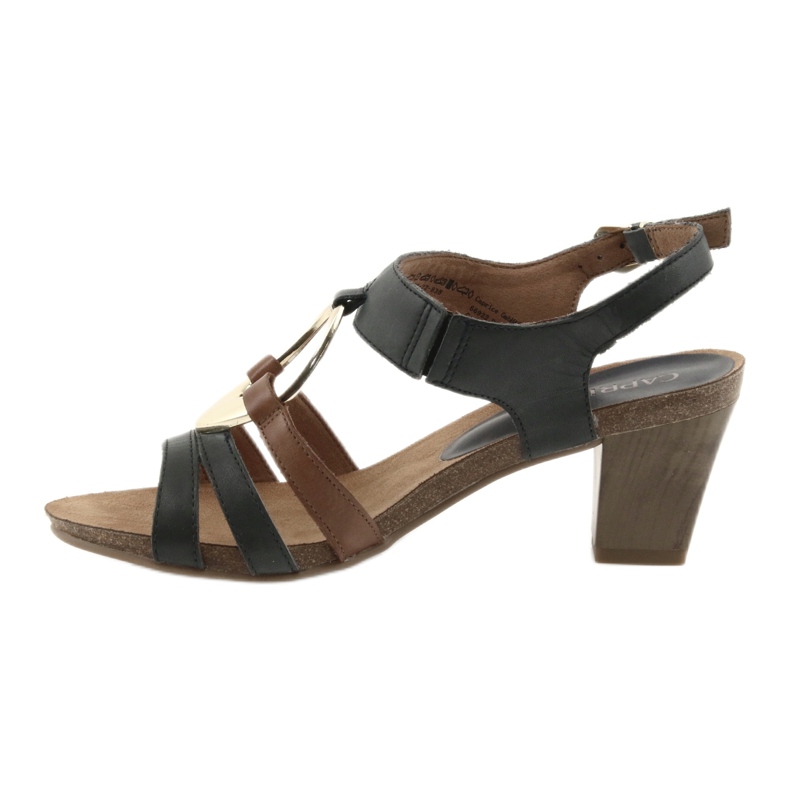 Caprice naisten sandaalit kultaiset soikeat ruskea keltainen laivastonsininen 2