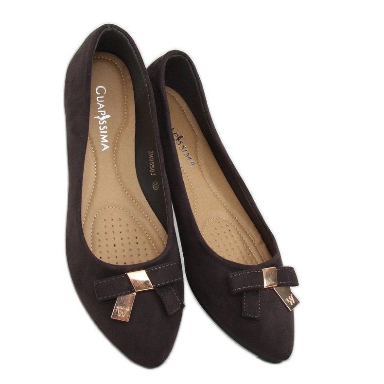 Harmaat naisten ballerinat JM3550J Gris 1