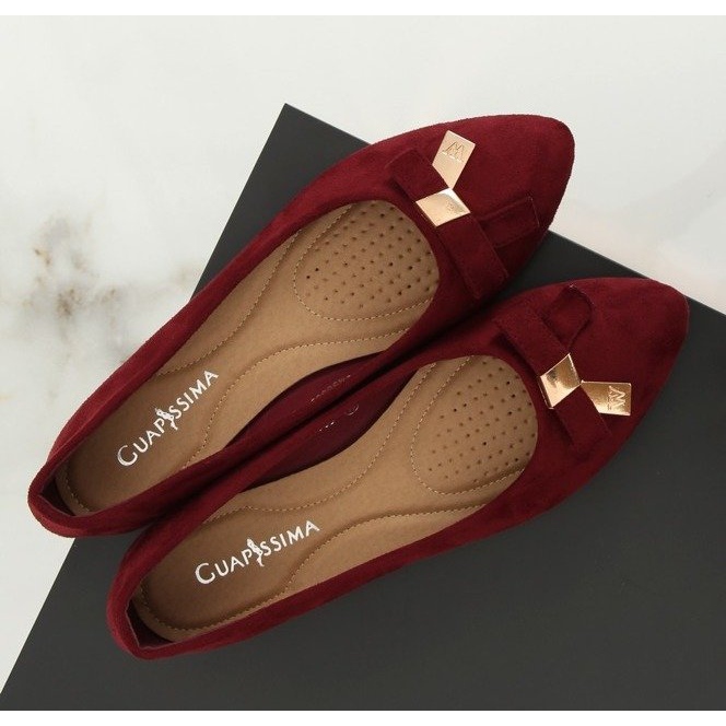 Naisten viininpunainen baleriini JM3550J Burdeo 1