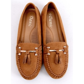 Naisten loafers kameli L7183 Camel ruskea 1