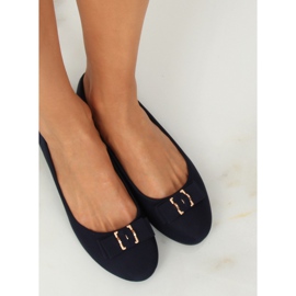 Naisten tummansiniset ballerinat JM3553J Azul Marino laivastonsininen 1
