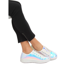 FZ09 Valkoiset bensiinikengät valkoinen 2