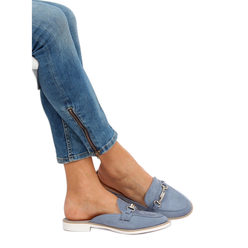 F9375 Siniset tossut mokkasiinit sininen 1