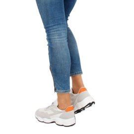 Valkoinen E-102 Valkoiset urheilukengät 1