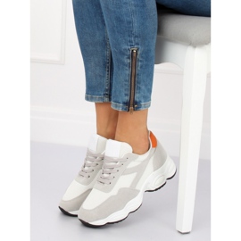 Valkoinen E-102 Valkoiset urheilukengät 2